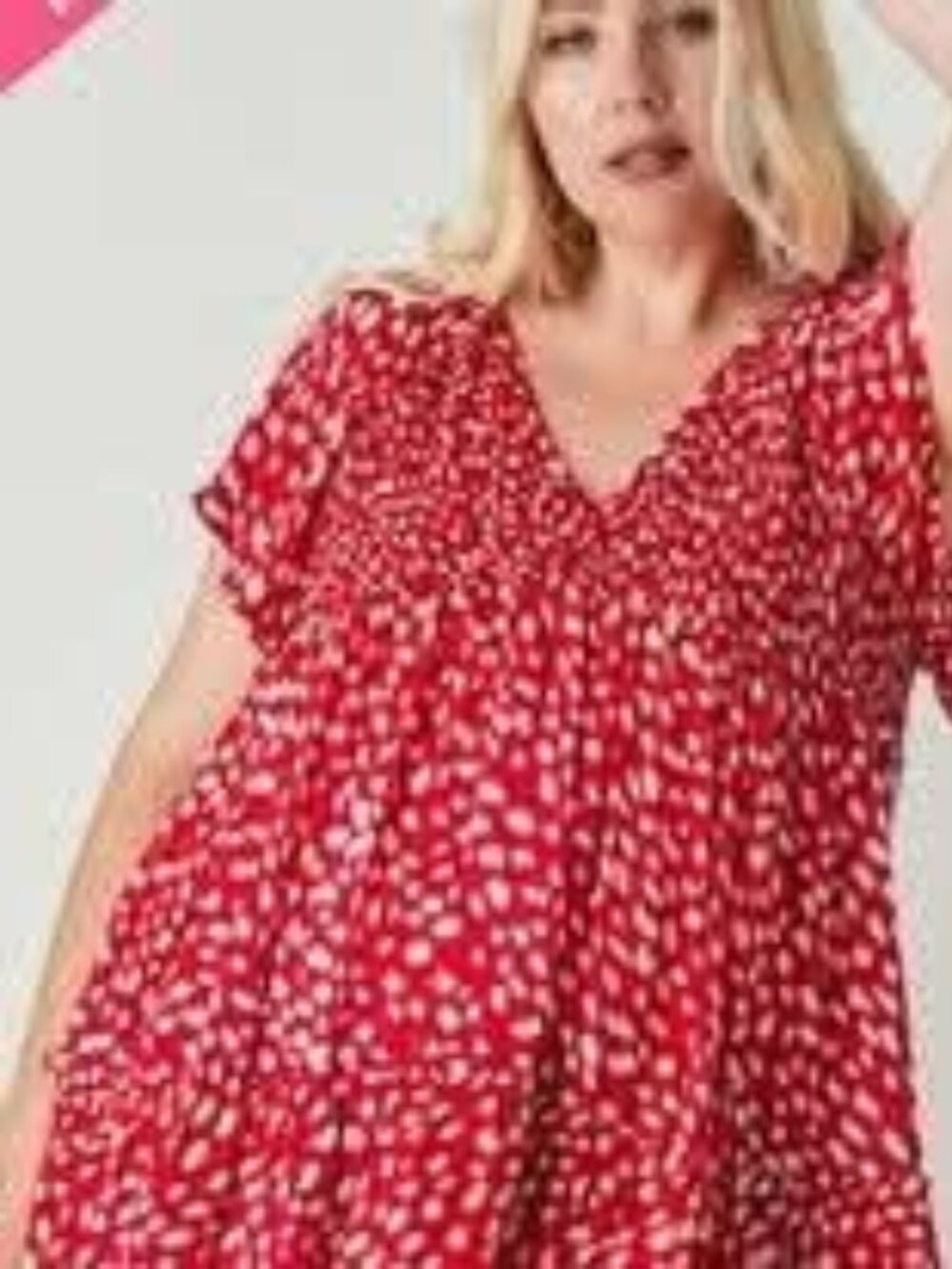 Plus Size Red Dot Shirt